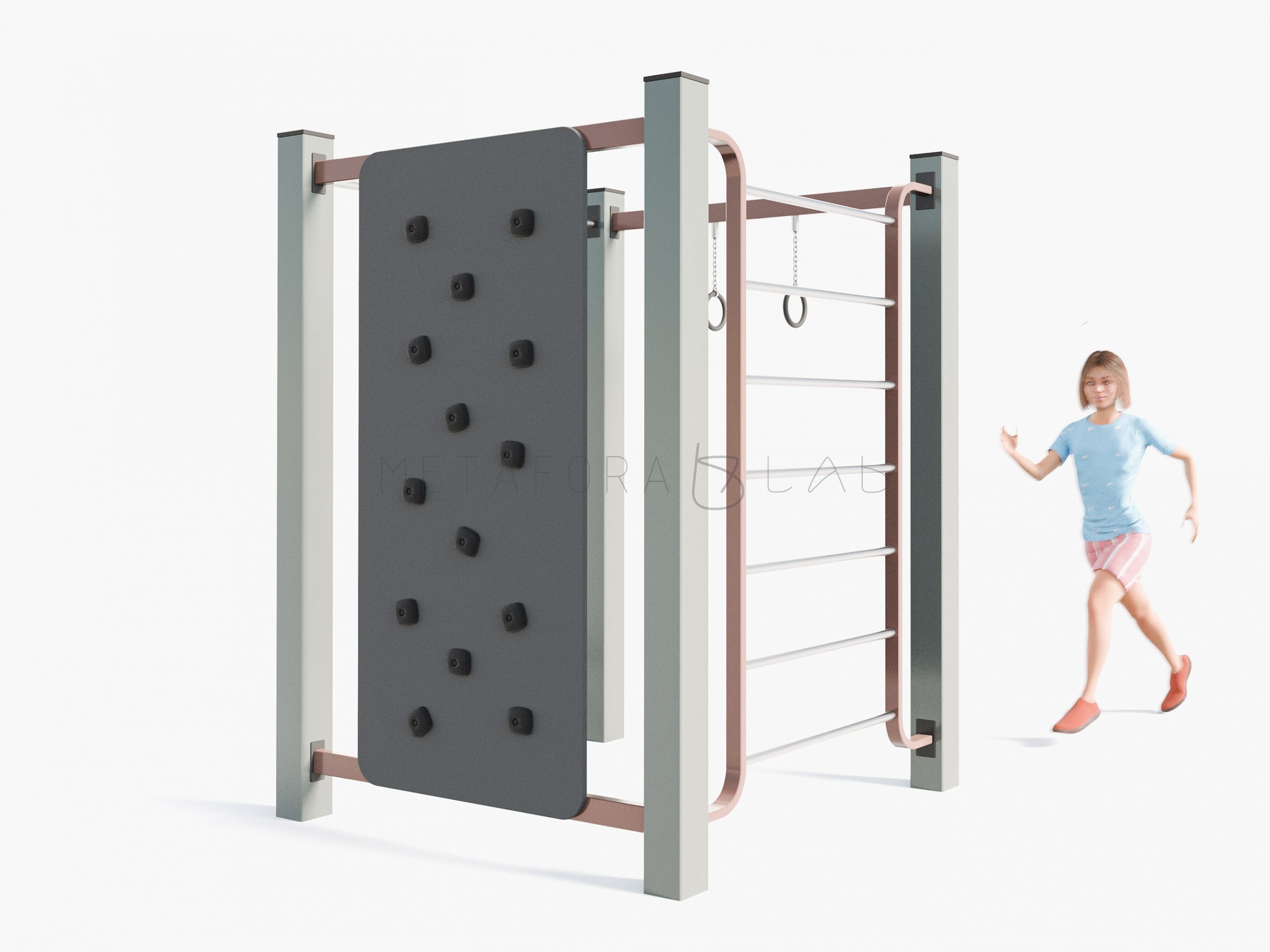 Воркаут QQW-003 хвойно-бежевый