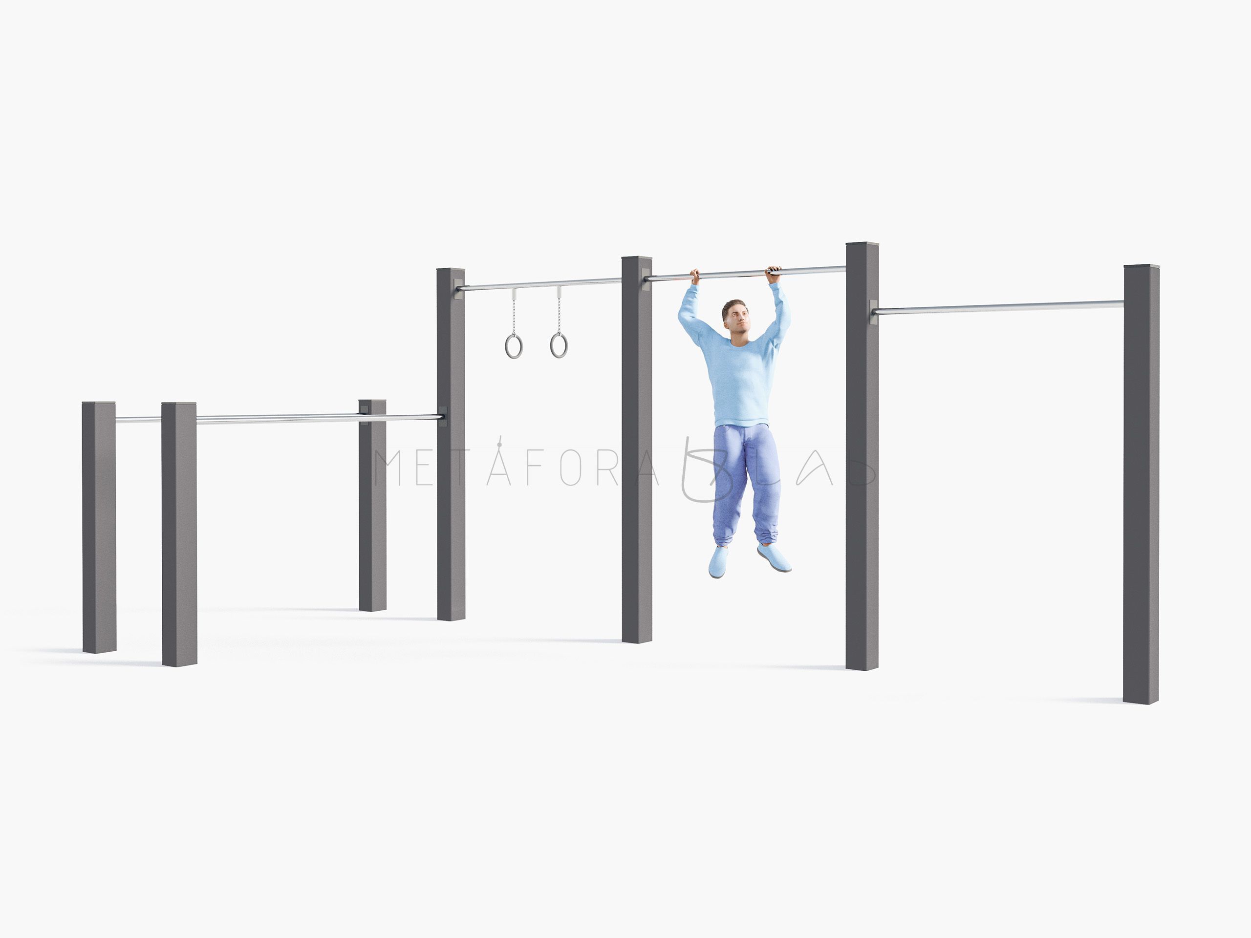 Воркаут QQW-005 графитовый