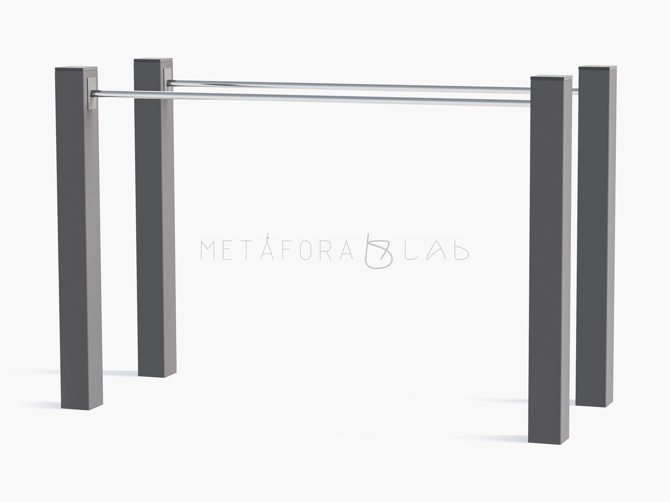 Воркаут Брусья QQW-007 графитовый