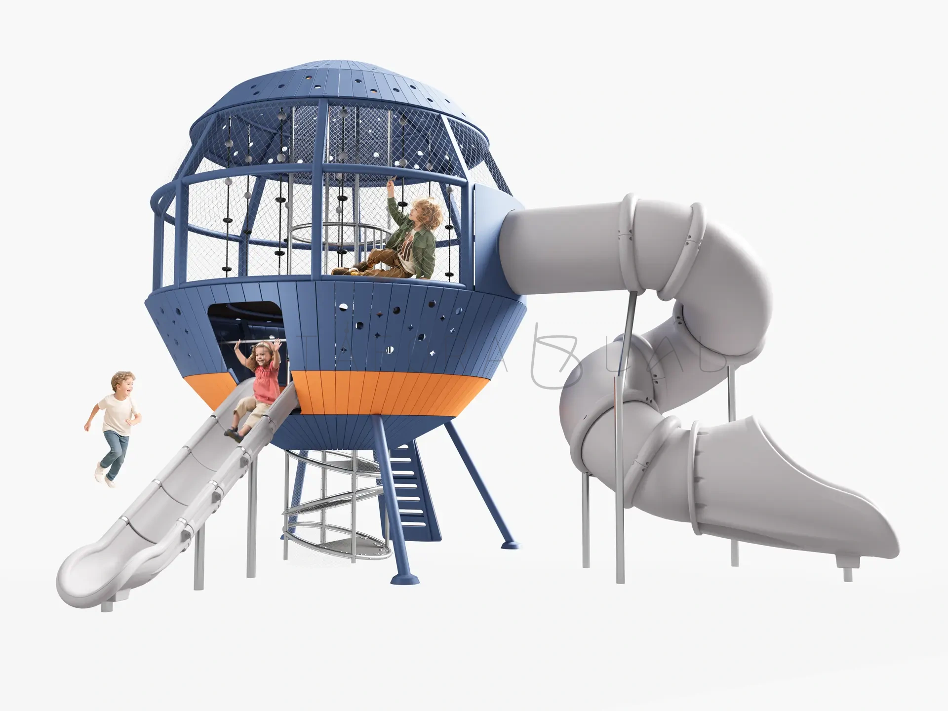 Игровой комплекс Спутник-1 CDM-005 сине-оранжевый