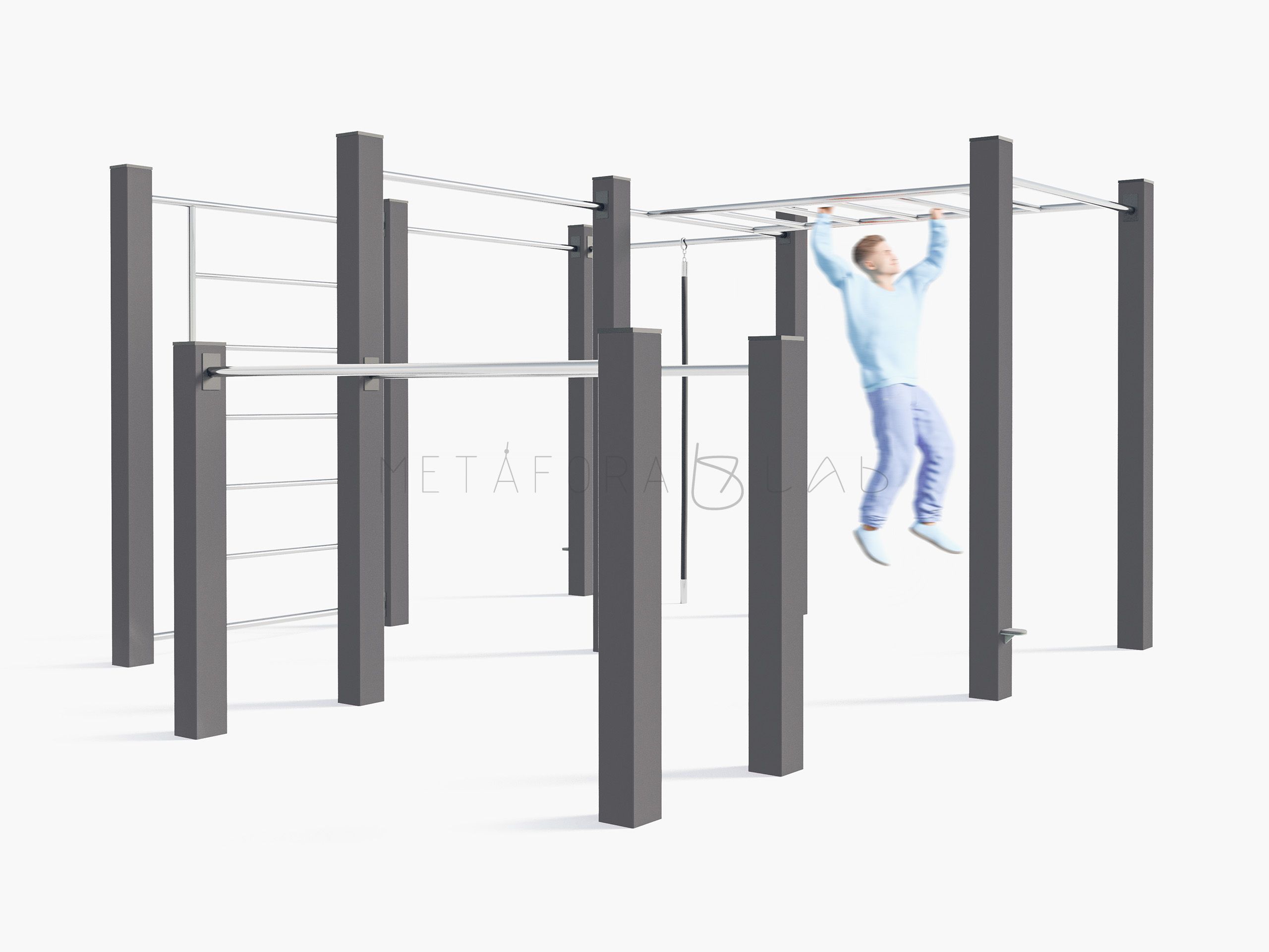 Воркаут QQW-002 графитовый