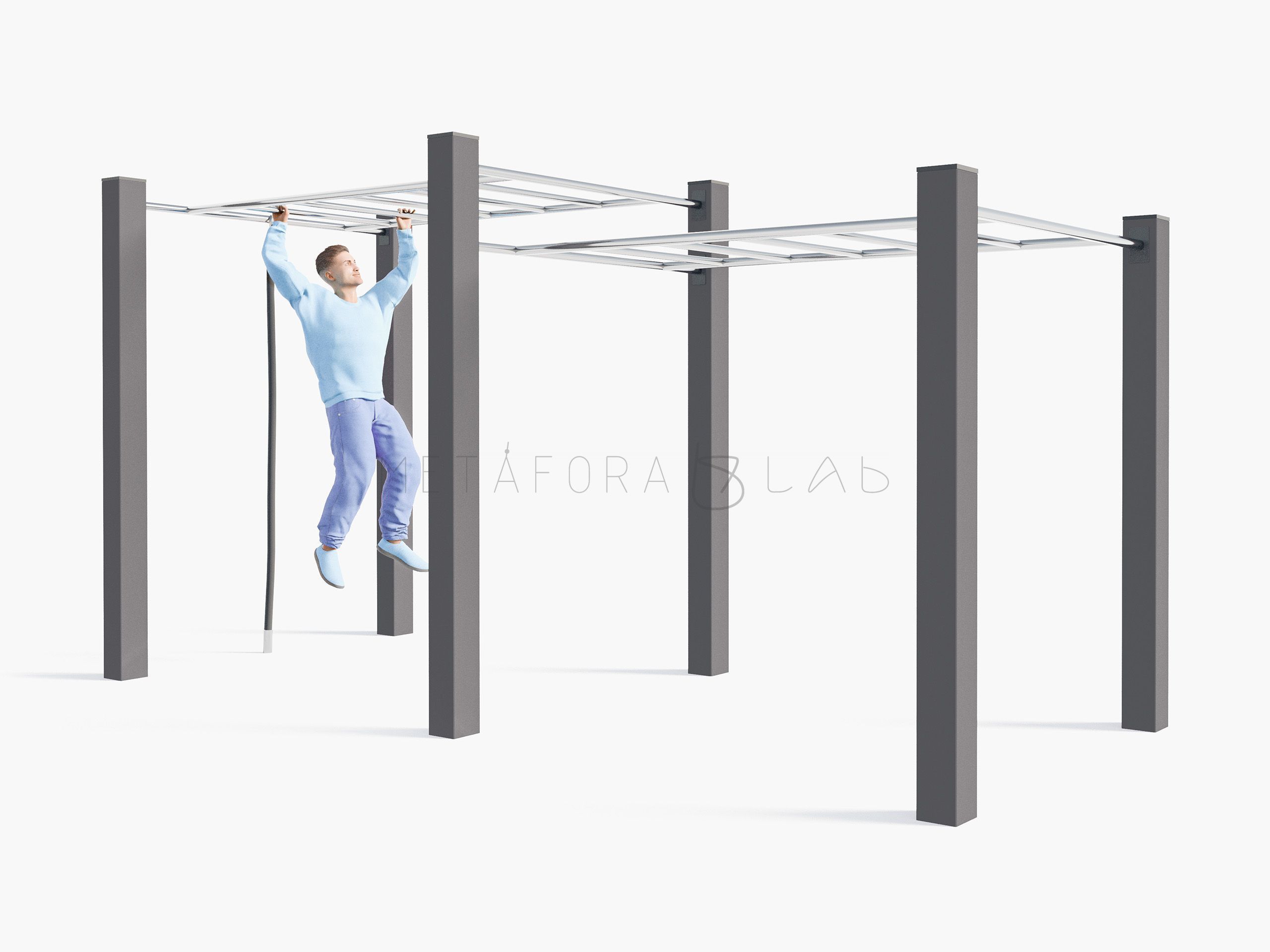 Воркаут QQW-001 графитовый