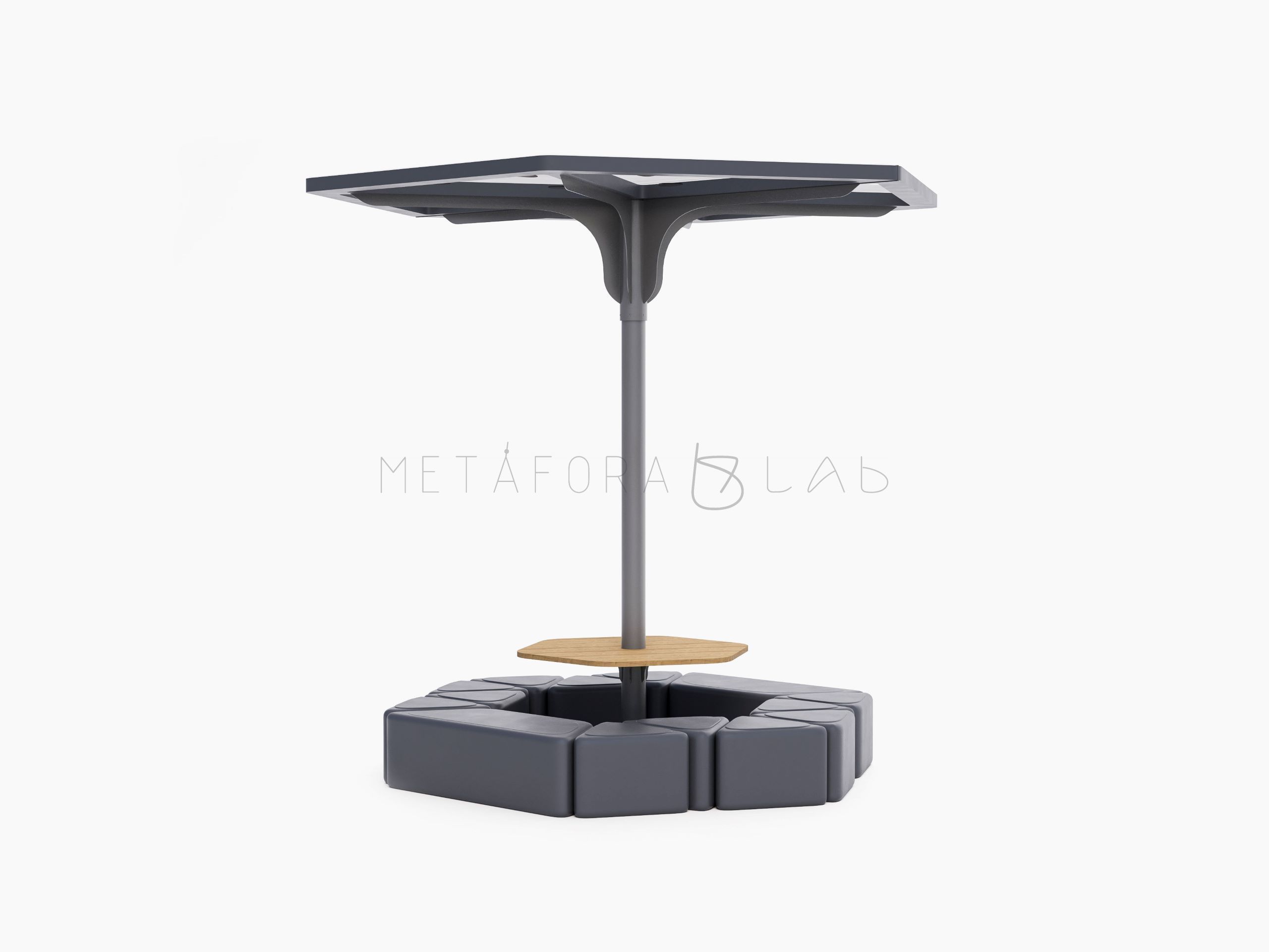 Пергола графит PAM-001.4