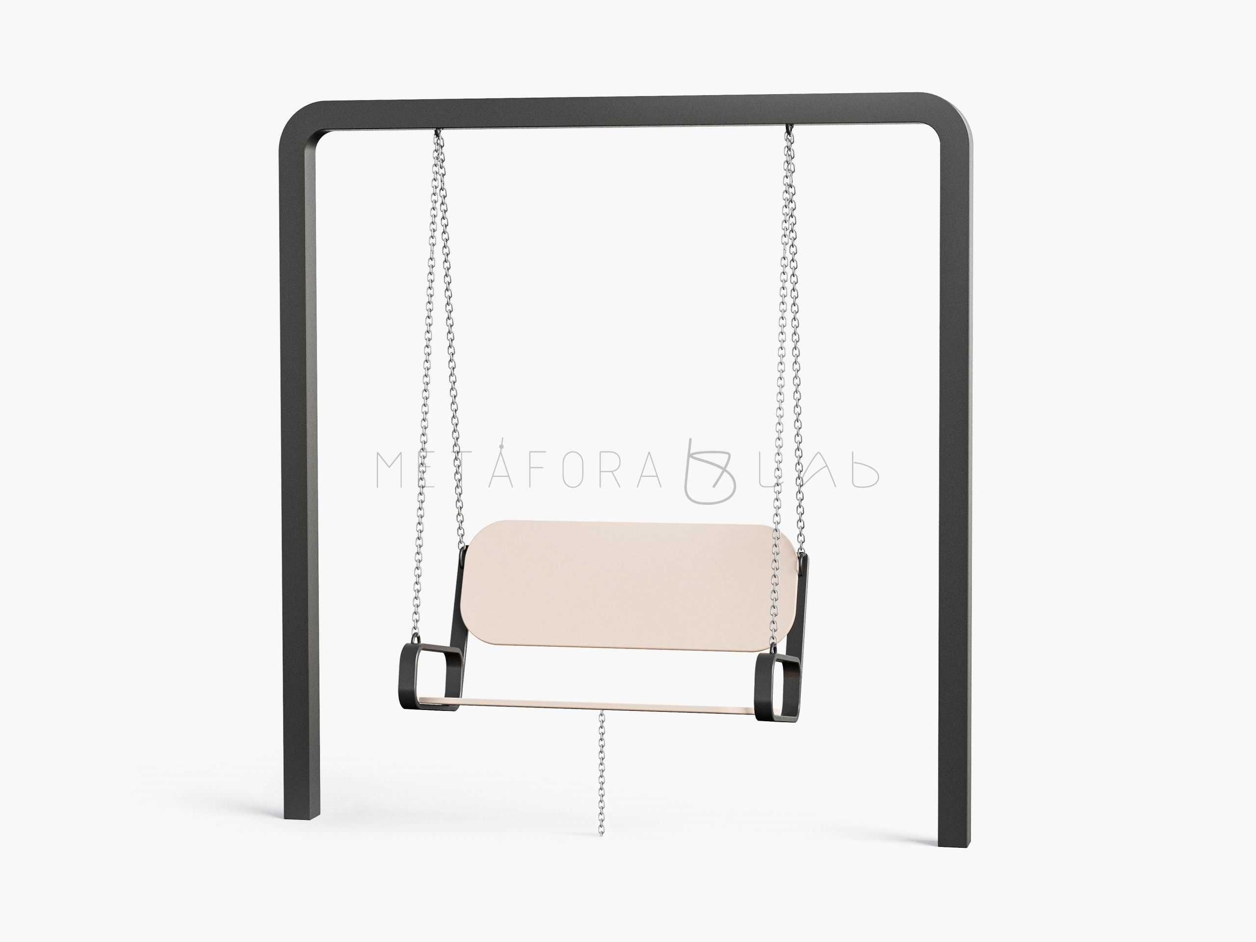 Пергола Тенто умбра с качелями